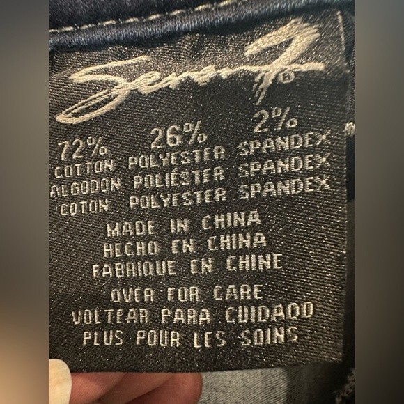 Seven7 For All Mankind Rocker Slim Sz 10 Jeans Sequence Pockets - Picture 10 of 10